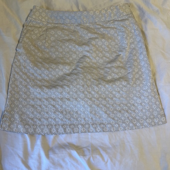 Bugatchi Pants - Bugatchi Activewear Skort Silver White Floral Golf Tennis Skirt Womens Size 6